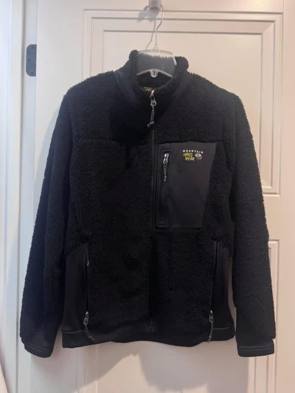 Mountain Hardware Monkey Man Black Fleece Full Zip Jacket Women's Size Medium